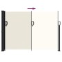 Toldo lateral retráctil crema 140x600 cm en Sombrillas | Comprar online en Foru.es