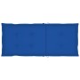 Sillas de jardín 4 uds madera de teca con cojines azul royal en Sillas de jardín | Comprar online en Foru.es