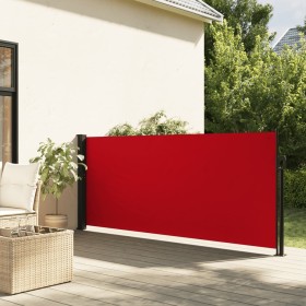 Toldo lateral retráctil rojo 140x600 cm en Sombrillas | Comprar online en Foru.es