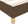 Cama box spring con colchón tela marrón oscuro 160x200 cm de vidaXL, Camas y somieres - Ref: Foro24-3144186, Precio: 425,75 €...