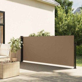 Toldo lateral retráctil gris taupe 140x600 cm en Sombrillas | Comprar online en Foru.es