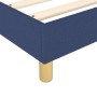 Cama box spring con colchón tela azul 140x200 cm de vidaXL, Camas y somieres - Ref: Foro24-3144181, Precio: 401,22 €, Descuen...