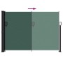 Toldo lateral retráctil verde oscuro 140x600 cm en Sombrillas | Comprar online en Foru.es