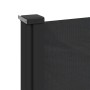 Toldo lateral retráctil negro 160x600 cm en Sombrillas | Comprar online en Foru.es