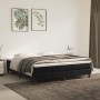 Cama box spring con colchón terciopelo negro 160x200 cm de vidaXL, Camas y somieres - Ref: Foro24-3144341, Precio: 411,33 €, ...