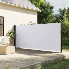 Toldo lateral retráctil blanco 160x600 cm en Sombrillas | Comprar online en Foru.es