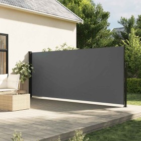 Toldo lateral retráctil gris antracita 160x600 cm en Sombrillas | Comprar online en Foru.es