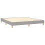 Cama box spring con colchón tela gris claro 180x200 cm de vidaXL, Camas y somieres - Ref: Foro24-3144191, Precio: 483,83 €, D...