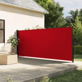 Toldo lateral retráctil rojo 180x600 cm en Sombrillas | Comprar online en Foru.es