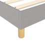 Cama box spring con colchón tela gris claro 180x200 cm de vidaXL, Camas y somieres - Ref: Foro24-3144191, Precio: 483,83 €, D...
