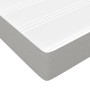 Cama box spring con colchón tela gris claro 180x200 cm de vidaXL, Camas y somieres - Ref: Foro24-3144191, Precio: 483,83 €, D...