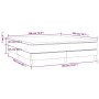 Cama box spring con colchón tela gris claro 180x200 cm de vidaXL, Camas y somieres - Ref: Foro24-3144191, Precio: 483,83 €, D...