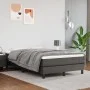 Box spring bed with gray synthetic leather mattress 120x200 cm by vidaXL, Beds and slatted bases - Ref: Foro24-3144253, Price...