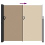 Toldo lateral retráctil gris taupe 180x600 cm en Sombrillas | Comprar online en Foru.es