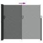 Toldo lateral retráctil gris antracita 180x600 cm en Sombrillas | Comprar online en Foru.es