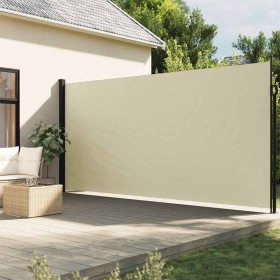 Toldo lateral retráctil crema 200x600 cm en Sombrillas | Comprar online en Foru.es