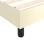 Cama box spring con colchón cuero sintético crema 200x200 cm de vidaXL, Camas y somieres - Ref: Foro24-3144281, Precio: 500,9...
