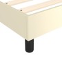 Cama box spring con colchón cuero sintético crema 200x200 cm de vidaXL, Camas y somieres - Ref: Foro24-3144281, Precio: 488,8...
