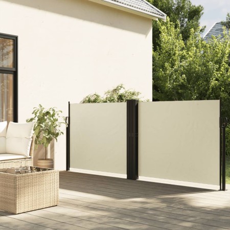 Toldo lateral retráctil crema 100x600 cm en Sombrillas | Comprar online en Foru.es
