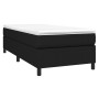 Cama box spring con colchón tela negro 90x200 cm de vidaXL, Camas y somieres - Ref: Foro24-3144393, Precio: 286,52 €, Descuen...