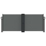 Toldo lateral retráctil gris antracita 100x600 cm en Sombrillas | Comprar online en Foru.es