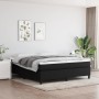 Cama box spring con colchón tela negro 160x200 cm de vidaXL, Camas y somieres - Ref: Foro24-3144433, Precio: 467,37 €, Descue...