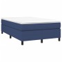 Cama box spring con colchón tela azul 120x200 cm de vidaXL, Camas y somieres - Ref: Foro24-3144413, Precio: 381,90 €, Descuen...