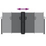 Toldo lateral retráctil negro 120x600 cm en Sombrillas | Comprar online en Foru.es