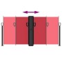 Toldo lateral retráctil rojo 120x600 cm en Sombrillas | Comprar online en Foru.es