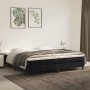 Cama box spring con colchón terciopelo negro 200x200 cm de vidaXL, Camas y somieres - Ref: Foro24-3144353, Precio: 511,50 €, ...