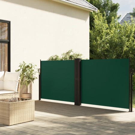 Toldo lateral retráctil verde oscuro 120x600 cm en Sombrillas | Comprar online en Foru.es
