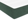 Cama box spring con colchón terciopelo verde oscuro 80x200 cm de vidaXL, Camas y somieres - Ref: Foro24-3144300, Precio: 231,...