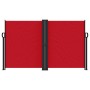 Toldo lateral retráctil rojo 140x600 cm en Sombrillas | Comprar online en Foru.es