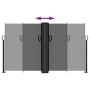 Toldo lateral retráctil gris antracita 140x600 cm en Sombrillas | Comprar online en Foru.es