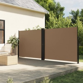 Toldo lateral retráctil gris taupe 160x600 cm en Sombrillas | Comprar online en Foru.es