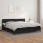 Cama box spring con colchón cuero sintético negro 200x200 cm de vidaXL, Camas y somieres - Ref: Foro24-3141143, Precio: 553,2...