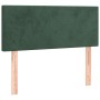 Cama box spring con colchón terciopelo verde oscuro 80x200 cm de vidaXL, Camas y somieres - Ref: Foro24-3141152, Precio: 259,...