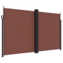 Toldo lateral retráctil marrón 200x600 cm en Sombrillas | Comprar online en Foru.es