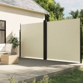 Toldo lateral retráctil crema 220x600 cm en Sombrillas | Comprar online en Foru.es