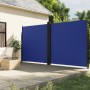 Toldo lateral retráctil azul 220x600 cm en Sombrillas | Comprar online en Foru.es