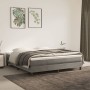 Cama box spring con colchón terciopelo gris claro 180x200 cm de vidaXL, Camas y somieres - Ref: Foro24-3144345, Precio: 459,8...