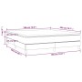 Cama box spring con colchón terciopelo gris claro 180x200 cm de vidaXL, Camas y somieres - Ref: Foro24-3144345, Precio: 459,8...