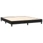 Box spring bed with black velvet mattress 160x200 cm by vidaXL, Beds and slatted bases - Ref: Foro24-3141553, Price: 482,60 €...