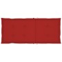 Sillas de jardín 6 uds madera maciza de teca cojines rojo en Sillas de jardín | Comprar online en Foru.es