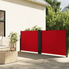 Toldo lateral retráctil rojo 120x1000 cm en Sombrillas | Comprar online en Foru.es