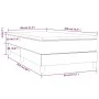 Boxspringbett mit dunkelgrauer Stoffmatratze 80x200 cm von vidaXL, Betten und Lattenroste - Ref: Foro24-3144030, Preis: 277,2...
