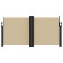 Toldo lateral retráctil beige 120x1000 cm en Sombrillas | Comprar online en Foru.es
