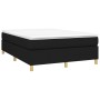 Cama box spring con colchón tela negro 140x200 cm de vidaXL, Camas y somieres - Ref: Foro24-3144524, Precio: 404,04 €, Descue...