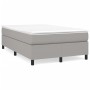 Cama box spring con colchón tela gris claro 120x200 cm de vidaXL, Camas y somieres - Ref: Foro24-3144407, Precio: 353,45 €, D...