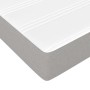 Cama box spring con colchón tela gris claro 120x200 cm de vidaXL, Camas y somieres - Ref: Foro24-3144407, Precio: 353,45 €, D...
